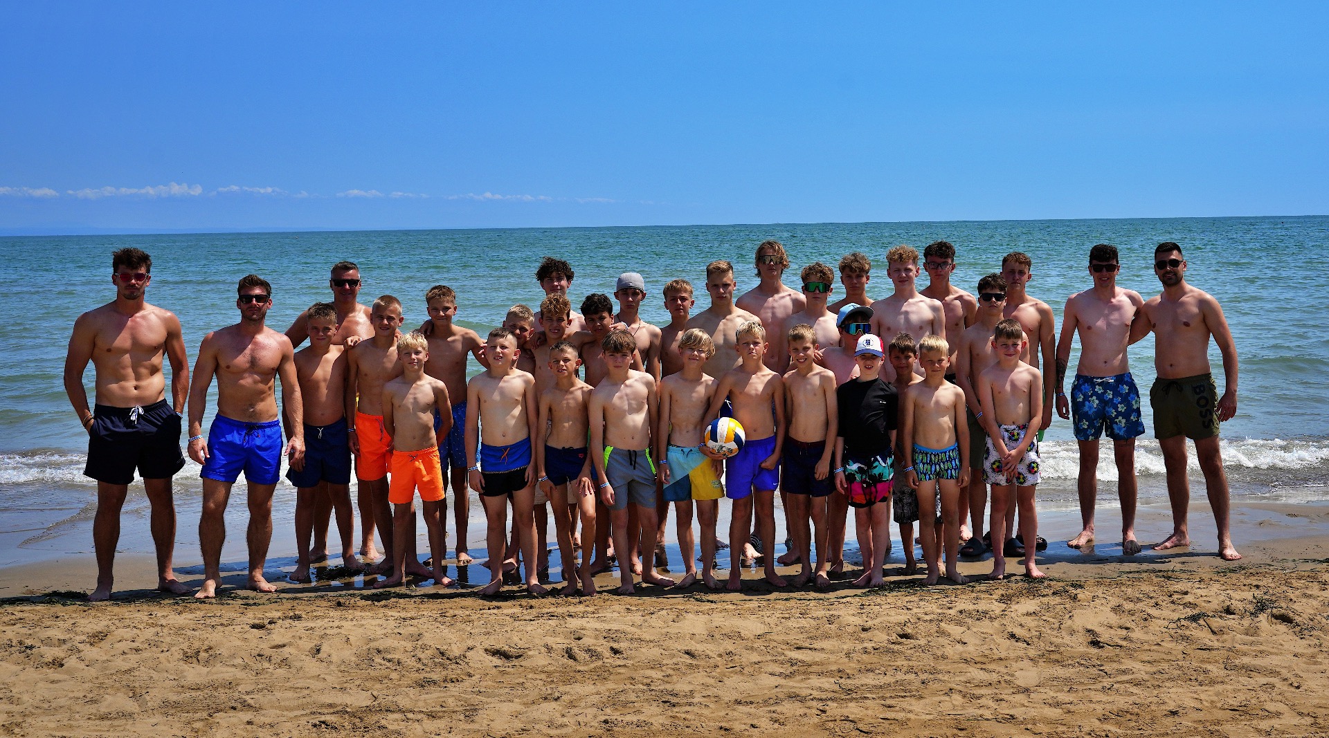 Beach volejbal u moře